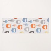 秋のフクロウ ヨガマット (正面(横))