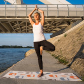 秋のフクロウ ヨガマット