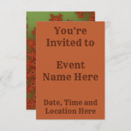 秋のフラクタルバースト 招待状