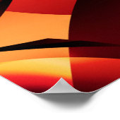 秋のフラクタル木 ポスター (角)