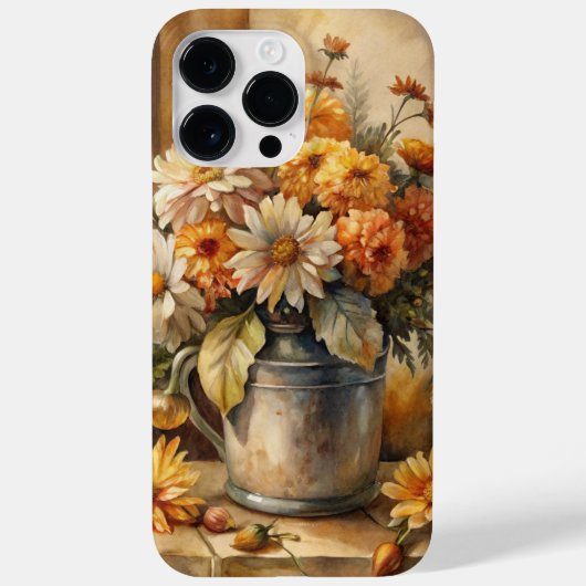秋のフラワーバケツ Case-Mate iPhoneケース (裏面)