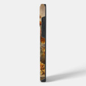 秋のフラワーバケツ iPhoneケース (左側面)