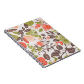 秋のフルーツ飾りタイルデザイン。 ノートブック (右側)