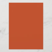 秋のフルーツ、果実、花のメニューカード メニュー (裏面)