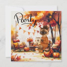 秋のフレッカとフィズのフレンズギビングパーティー 招待状