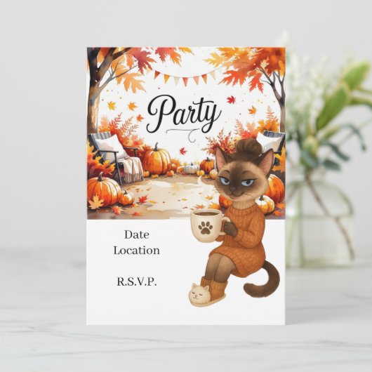 秋のフレッカとフィズのフレンズギビングパーティー 招待状 (スタンド正面)