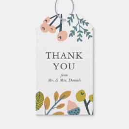 秋のフローラありがとう ギフトタグ