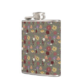 秋のフローラが緑の背景を受け入れ フラスク (左)