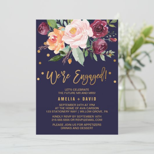 秋のフローラとリースのバックアップ婚約した中 招待状 (スタンド正面)