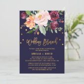 秋のフローラとリース結婚バッキングズブランチ 招待状 (スタンド正面)