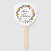 秋のフローラと写結婚真 ハンドファン (正面)