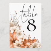 秋のフローラの葉のテーブル番号 (正面)