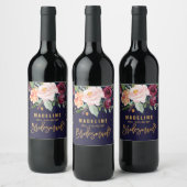 秋のフローラは僕の花嫁になる ワインラベル (ボトル)