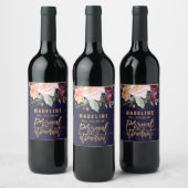 秋のフローラは私の個人的な付き添い人 ワインラベル (ボトル)