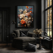 秋のフローラアートポスター ポスター