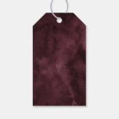 秋のフローラカボチャ感謝ラベル ギフトタグ (裏面)