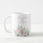 秋のフローラカボチャ感謝祭 コーヒーマグカップ (左)