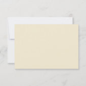 秋のフローラカボチャRSVPカード セーブザデート (裏面)