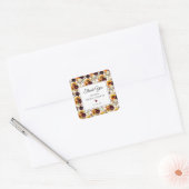 秋のフローラサンキューブライダルシャワー スクエアシール (封筒)