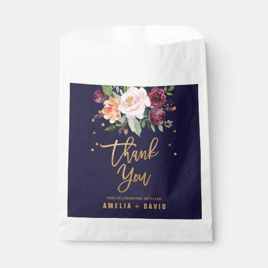 秋のフローラサンキュー結婚ズ フェイバーバッグ (正面)