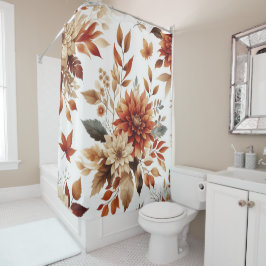 秋のフローラシャワーカーテン シャワーカーテン
