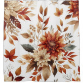 秋のフローラシャワーカーテン シャワーカーテン (正面)