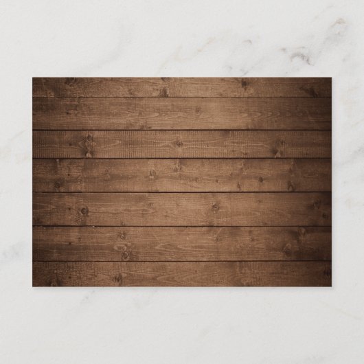 秋のフローラストリングラ素朴イ結婚ンの詳細 エンクロージャーカード (裏面)