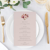 秋のフローラティーカップ秋ブライダルシャワーメニュー