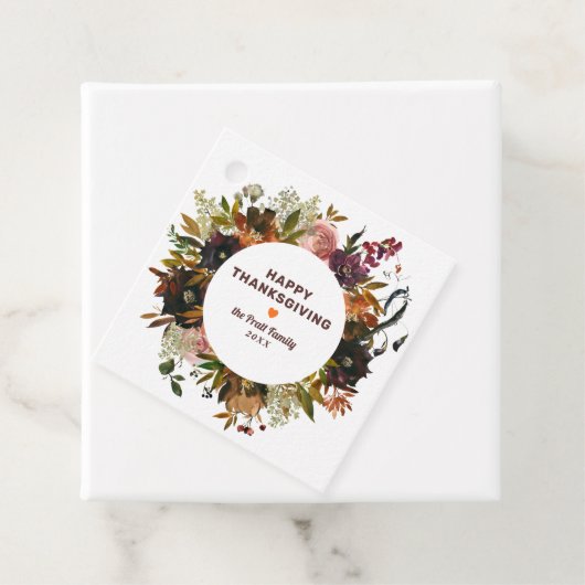 秋のフローラハッピーサンクスギビング フェイバータグ (インサイチュ)