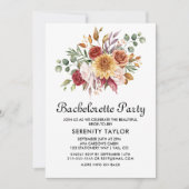 秋のフローラバチェロレッテ招待状 招待状 (正面)