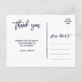 秋のフローラバラ金ゴールドありがとう ポストカード (裏面)