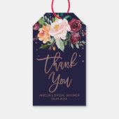 秋のフローラバラ金ゴールドサンキューアシフト ギフトタグ (裏面)