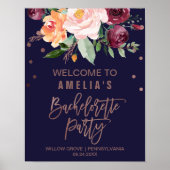 秋のフローラバラ金ゴールドバチェロレッテ歓迎 ポスター (正面)