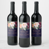 秋のフローラバラ金ゴールドマトロンの名誉 ワインラベル (ボトル)