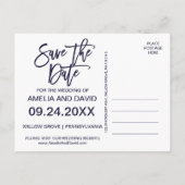 秋のフローラバラ金ゴールド日付写真の保存 案内ポストカード (裏面)