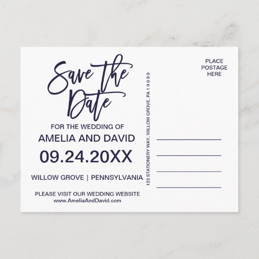 秋のフローラバラ金ゴールド日付写真の保存 案内ポストカード (裏面)