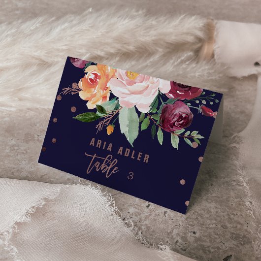 秋のフローラバラ金ゴールド護衛座席表 テーブルナンバー