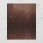 秋のフローラパンプキンウッドブライダルシャワー予算 (裏面)