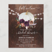 秋のフローラパンプキンウッドブライダルシャワー予算 (正面)