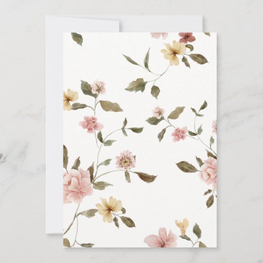 秋のフローラパンプキンリハーサルディナー 招待状 (裏面)