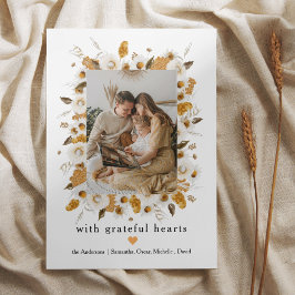 秋のフローラフォトフレーム |感謝祭