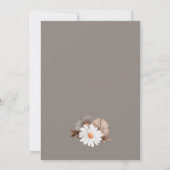 秋のフローラブライダルティーブライダルシャワー 招待状 (裏面)