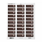 秋のフローラホワイトカボチャ感謝木材 ラベル (フルシート)