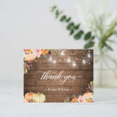 秋のフローラメイソンジャールライツ結婚ズありがとう ポストカード