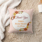 秋のフローラリースカボチャ金ゴールドありがとう好意 クッション (ブランケット)