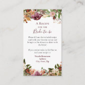 秋のフローラレシピ要求 エンクロージャーカード (正面)