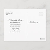 秋のフローラ保存日 ポストカード (裏面)