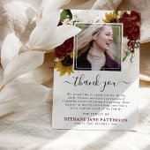 秋のフローラ写真記念館 サンキューカード