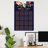 秋のフローラ座席表 ポスター (ホームオフィス)