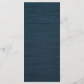 秋のフローラ感謝祭ディナーカード メニュー (裏面)